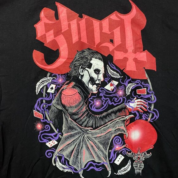 Ghost Cardinal Copia Crystal Ball Cards Heavy Metal Rock T-Shirt 2XL - Picture 2 of 4